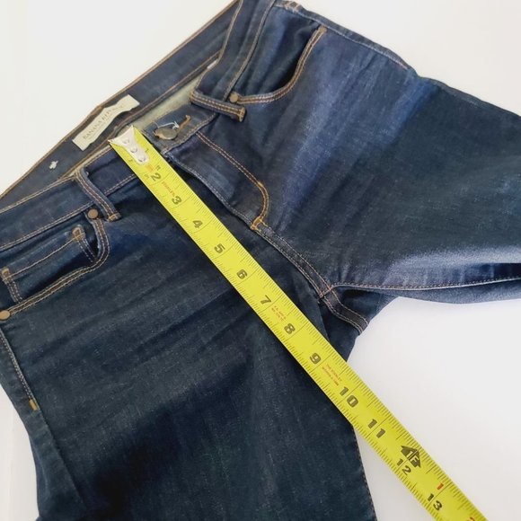 Banana Republic Jeans Premium Denim Skinny Mid Rise  Dark Wash 26 - Picture 12 of 13